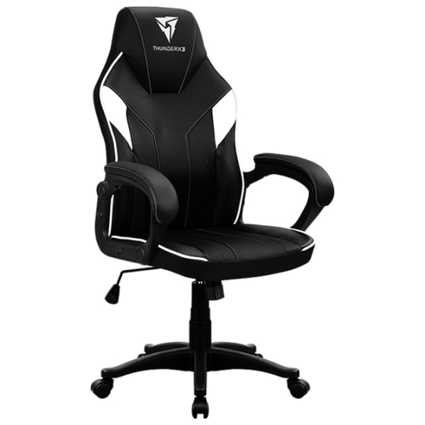 Scaun Gaming ThunderX3 EC1 Black White  photo 4