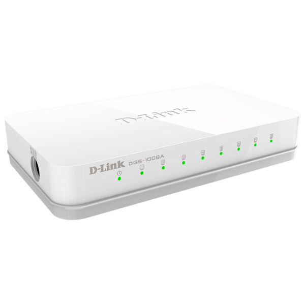 Switch D-Link DGS-1008A White 16 Gbit/ s photo 2