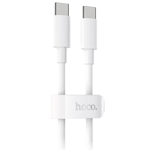 Cablu pentru telefon Hoco X51 USB Type-C/ USB Type-C 100 W White  photo 1
