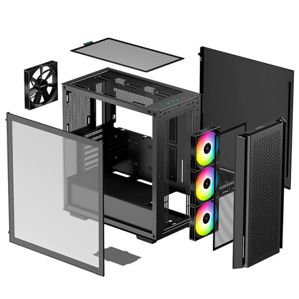 Корпус Deepcool CC560 Черный micro ATX photo 10