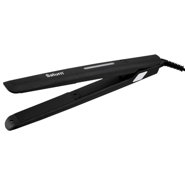 Placă de îndreptat părul Saturn ST-HC0326 Black De îndreptat / Ceramică / 210 °C photo 1