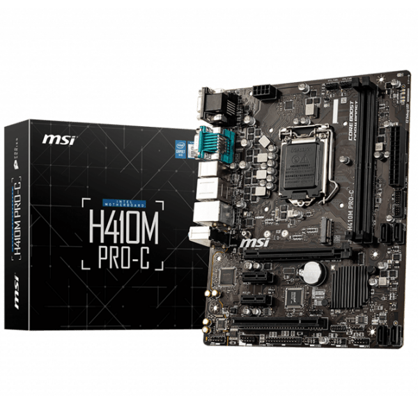 Материнская плата MSI H410M PRO-C mATX  photo 5