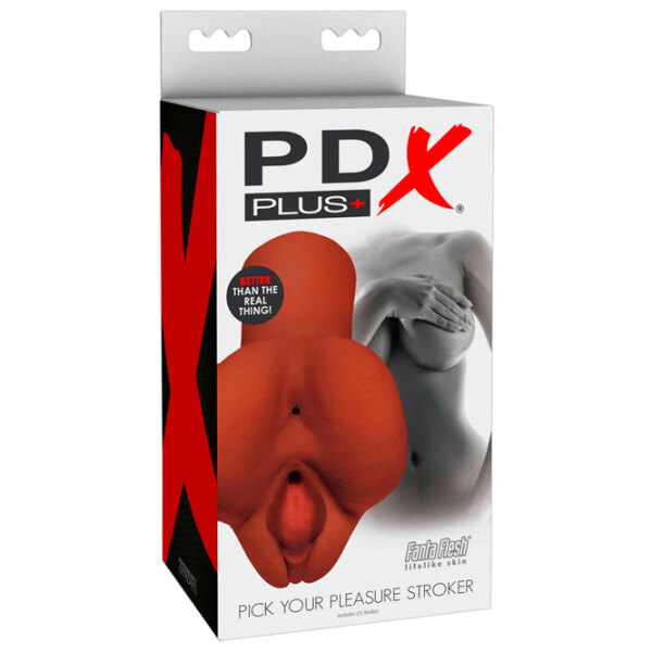 Мастурбатор PDX Pick Your Pleasure Stroker Коричневый  photo 4