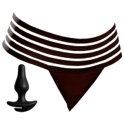 Set lengerie Hookup Crotchless Love Garter (94 x 30 mm) Black 