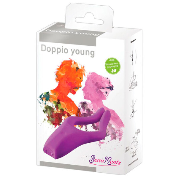 Вибратор BeauMents Doppio young Пурпурный  photo 5