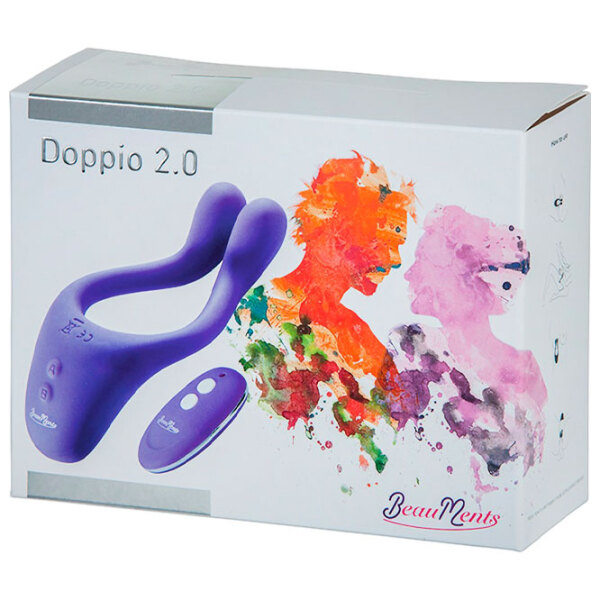 Вибратор BeauMents Doppio 2.0 Пурпурный  photo 5
