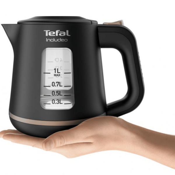 Ceainic electric Tefal KI533811 Black 2400 W, 1&nbsp;l, Material interior: Plastic photo 4