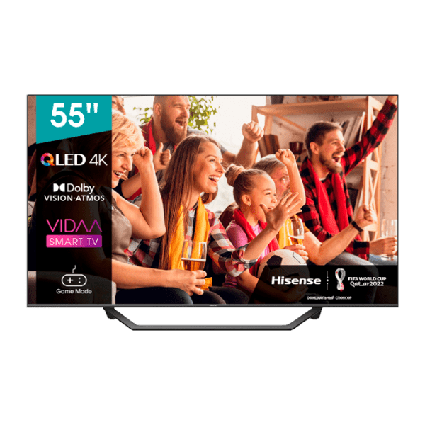 Телевизор Hisense 55A7GQ Smart TV 4K Черный 55" | QLED | 4K photo 1