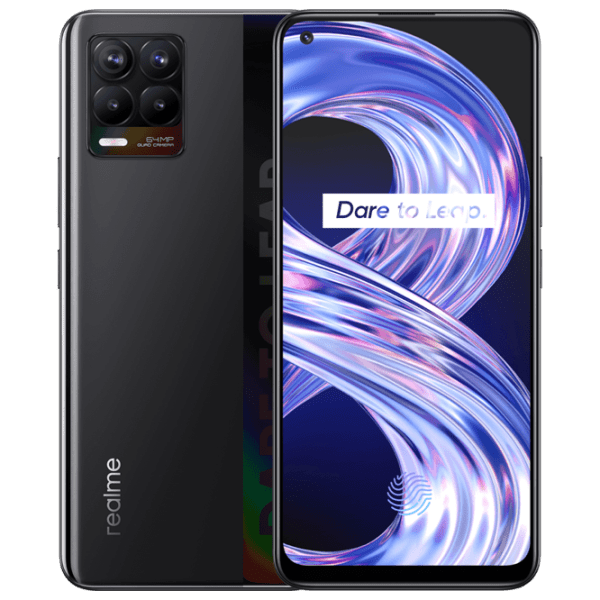Realme 8 64 GB Cyber Black 6.4" | 64 MP | 4 GB | Dual SIM photo 1
