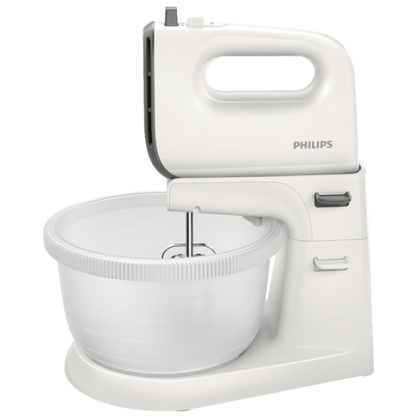Mixer Philips HR3745/ 00 White 450 W, Numărul de viteze: 5, Regim turbo photo 1