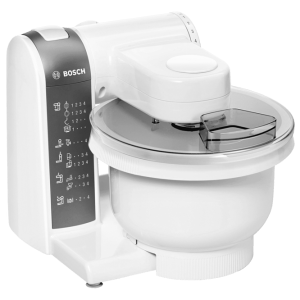 Mașină de bucătărie Bosch MUM4855 White 600 W, Mecanic, Numărul de viteze: 4 photo 2