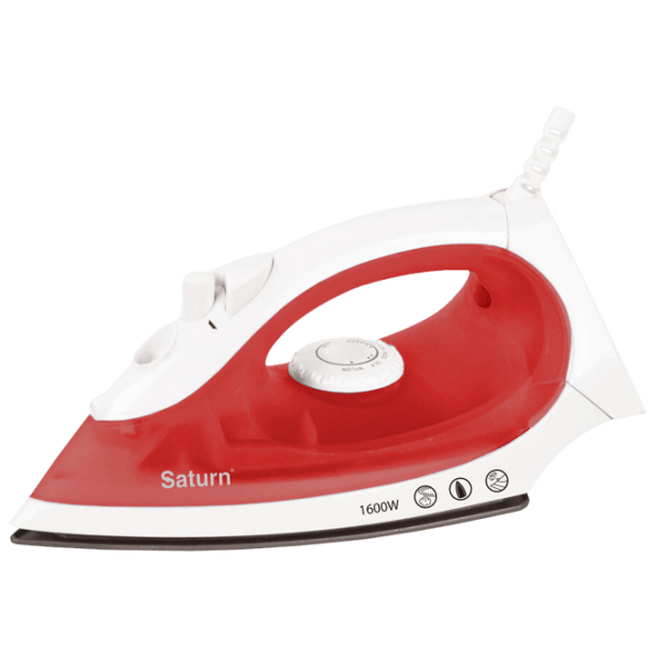 Fier de călcat Saturn ST-CC7113 Burgundy 1600 W, 15 g/ min, 0.8 l, Acoperire antiaderentă photo 1
