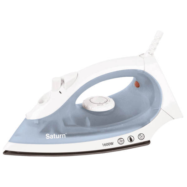 Fier de călcat Saturn ST-CC7113 Gray 1600 W, 15 g/ min, 0.8 l, Acoperire antiaderentă photo 1