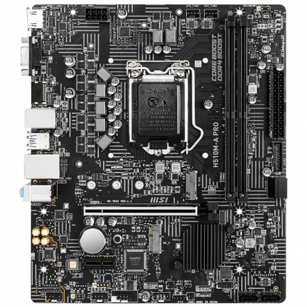Материнская плата MSI H510M-A PRO mATX  photo 1