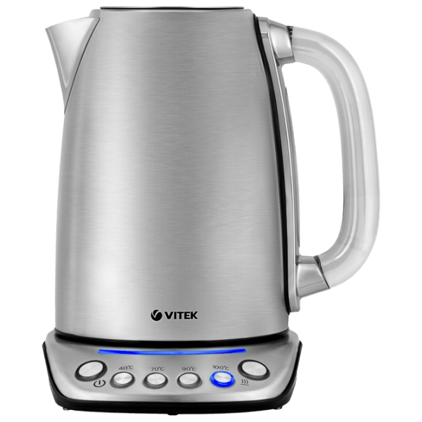 Электрочайник Vitek VT-7089 Нержавеющая сталь 2200 Вт, 1.7 л, Внутреннее покрытие: Нержавеющая сталь photo 1