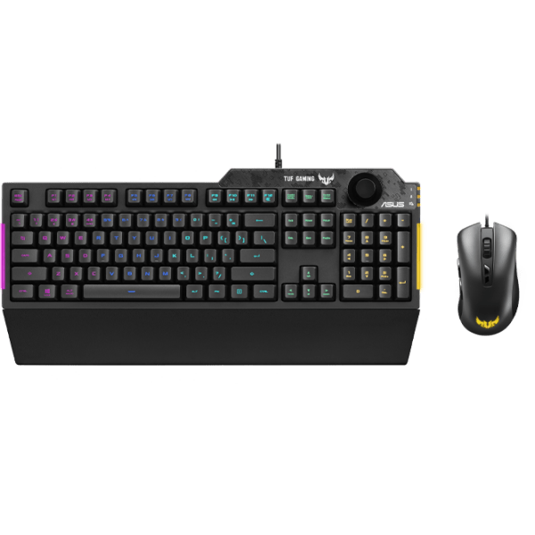 Set Asus TUF K1/ M3 Kit Black Gaming, Cu fir photo 1