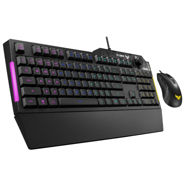 Set Asus TUF K1/ M3 Kit Black Gaming, Cu fir photo 3