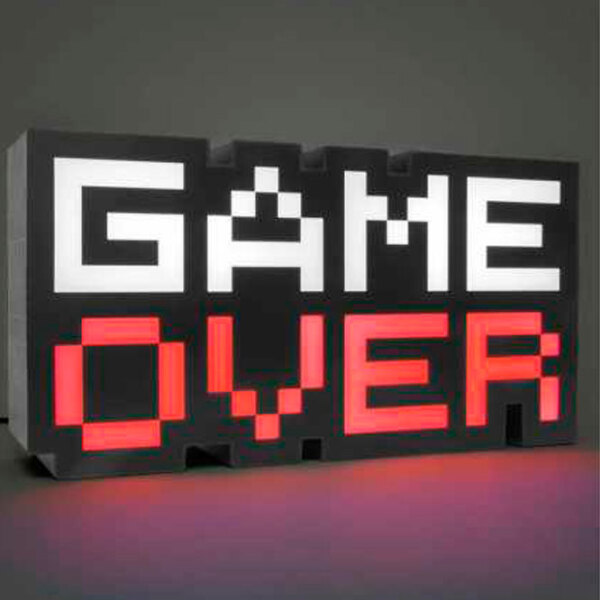 Lampă de masă fan Paladone Game Over PP5016V3 Black  photo 1