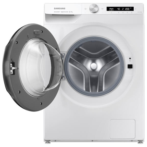 Mașină de spălat Samsung WW80A6S24AW/ LD White 8 kg, 1200 rpm, A+++ photo 2