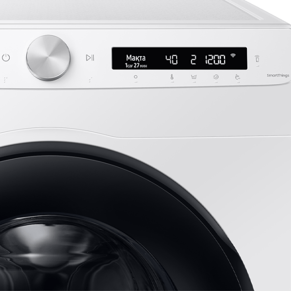 Mașină de spălat Samsung WW80A6S24AW/ LD White 8 kg, 1200 rpm, A+++ photo 6