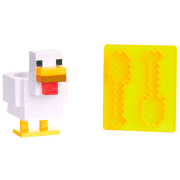 Set Paladone Chicken Egg Cup and Toast Cutter V2 PP6732MCFV2 White Minecraft