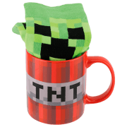 Cană Paladone Minecraft Mug & Socks Red 300 ml