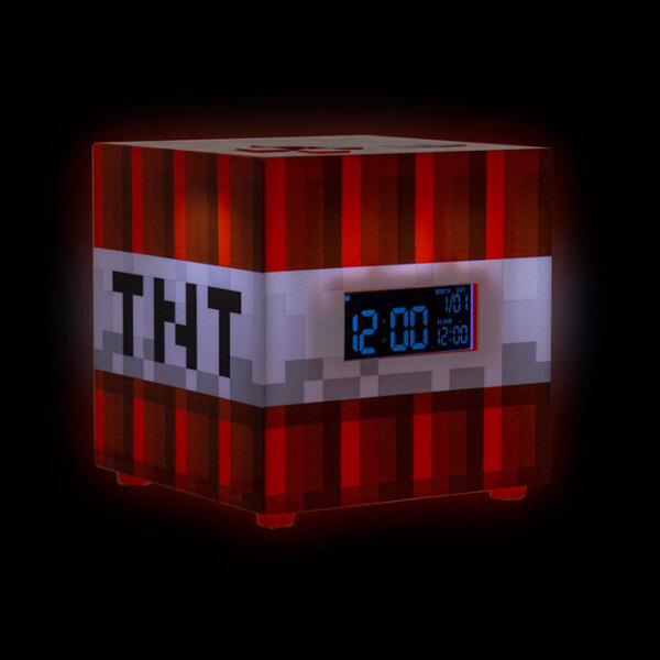 Deșteptător Paladone Minecraft TNT Alarm PP8007MCF Red Minecraft photo 3