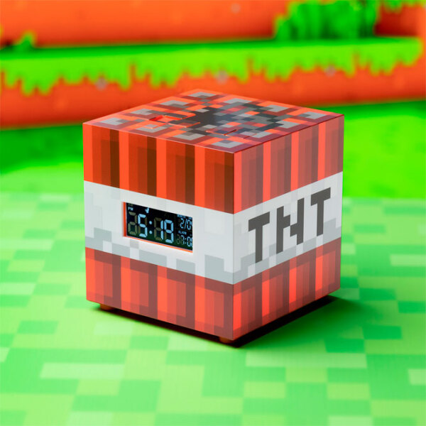 Deșteptător Paladone Minecraft TNT Alarm PP8007MCF Red Minecraft photo 4
