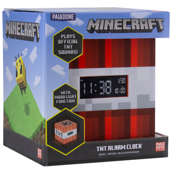 Deșteptător Paladone Minecraft TNT Alarm PP8007MCF Red Minecraft photo 5