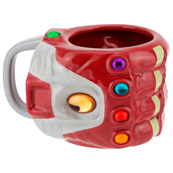 Cană Paladone Marvel Nano Gauntlet Red 350 ml photo 1