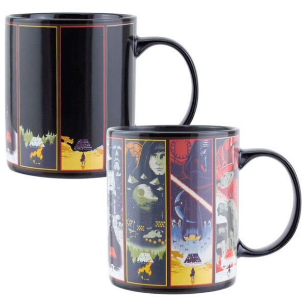 Cană Paladone Star Wars Saga Black 300 ml photo 2