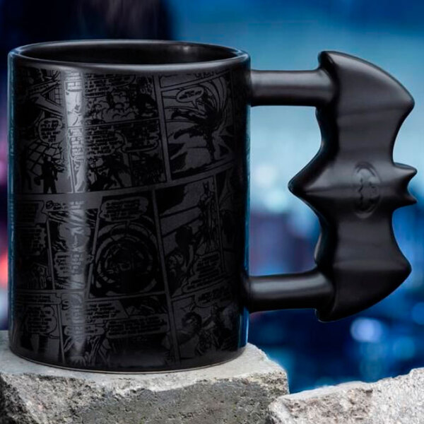 Cană Paladone Batman Batarang Black 330 ml photo 3