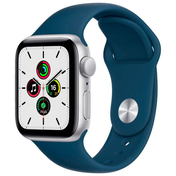 Умные часы Apple Watch SE Серебристый 1.78" | 44 мм | Алюминий/ Фторэластомер
| MKQ43 photo 2