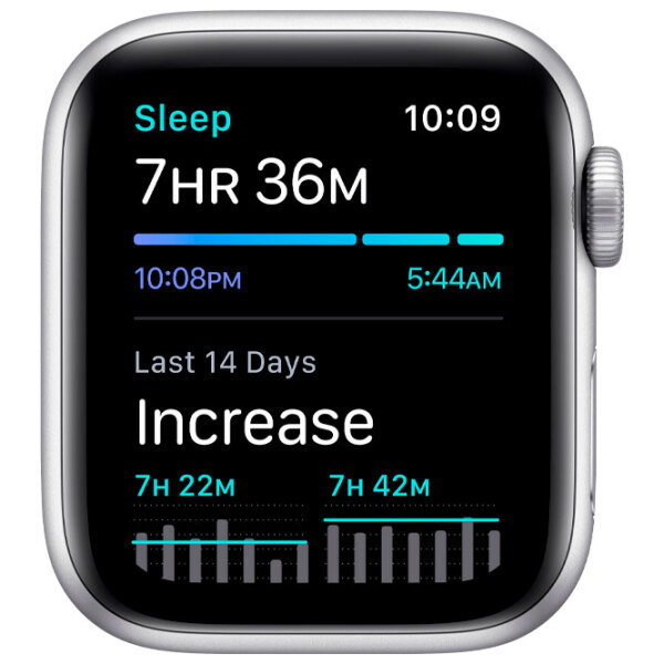 Умные часы Apple Watch SE Серебристый 1.78" | 44 мм | Алюминий/ Фторэластомер
| MKQ43 photo 4