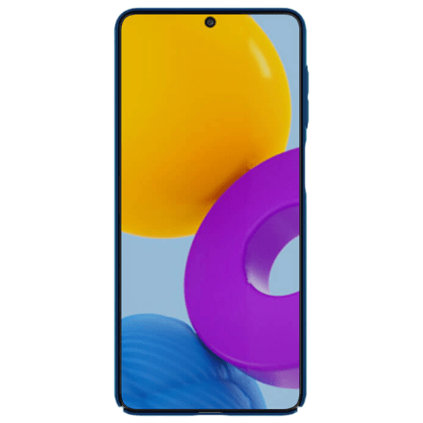 Husă pentru smartphone Samsung Galaxy M52 (Frosted Shield) Peacock Blue Nillkin, PC, Back photo 3