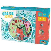 Puzzle 2D Noriel Ceas cu dinozauri (INT3206) Numărul de piese: 100, V&acirc;rsta recomandată: 6+