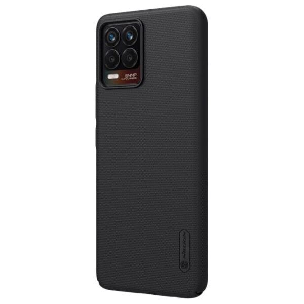 Husă pentru smartphone Realme 8/ 8 Pro (Frosted Shield) Black Nillkin, PC, Back photo 2