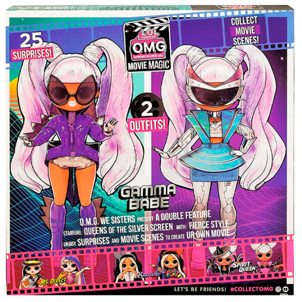 Păpușă L.O.L Surprise! O.M.G. Movie Magic Lady Galactica Multicolor pentru fetițe, 3+ photo 5