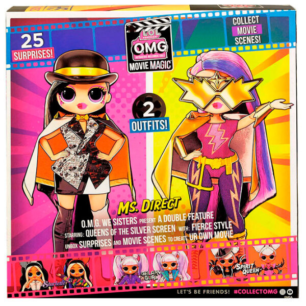 Кукла L.O.L Surprise! O.M.G. Movie Magic Ms.Direct Разноцветный для девочек, 3+ photo 3