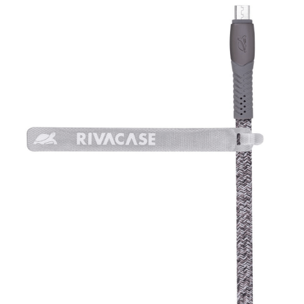 Кабель для телефона RivaCase PS6100 USB Type-A/ microUSB Серый  photo 2