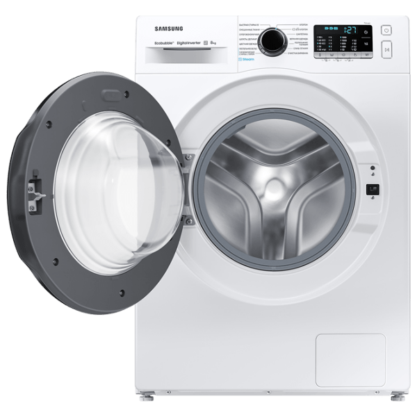 Mașină de spălat Samsung WW80AAS22AE/ LD White 8 kg, 1200 rpm, A+++ photo 2