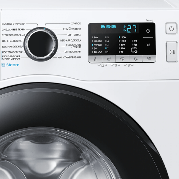 Mașină de spălat Samsung WW80AAS22AE/ LD White 8 kg, 1200 rpm, A+++ photo 6
