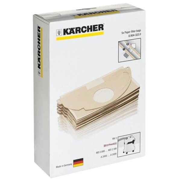 Мешок KARCHER 6.904-322.0 Коричневый Бумага photo 4