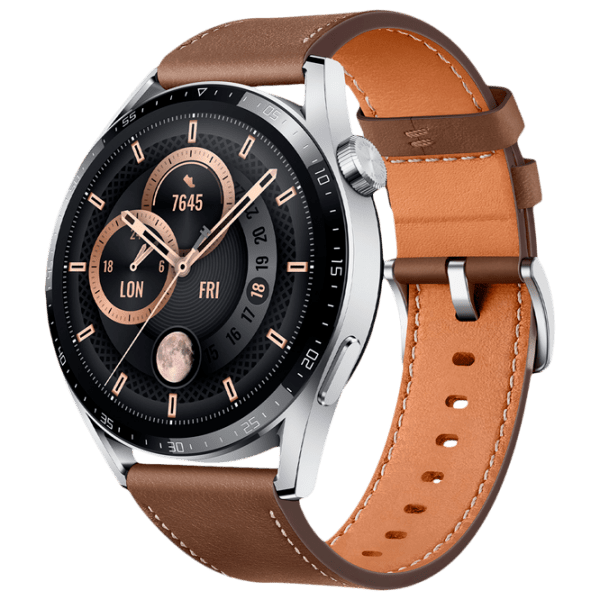 Умные часы Huawei Watch GT 3 Нержавеющая сталь 1.43" | 46 мм | Нержавеющая сталь/ Пластик/ Кожа| Jupiter-B19V photo 1