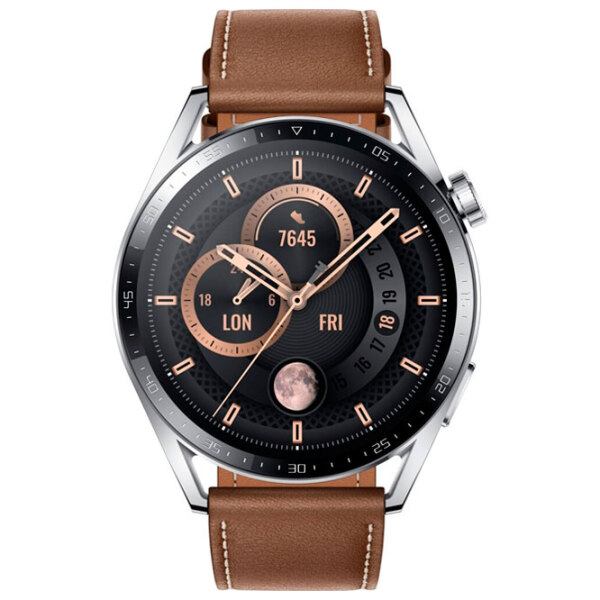 Умные часы Huawei Watch GT 3 Нержавеющая сталь 1.43" | 46 мм | Нержавеющая сталь/ Пластик/ Кожа| Jupiter-B19V photo 2
