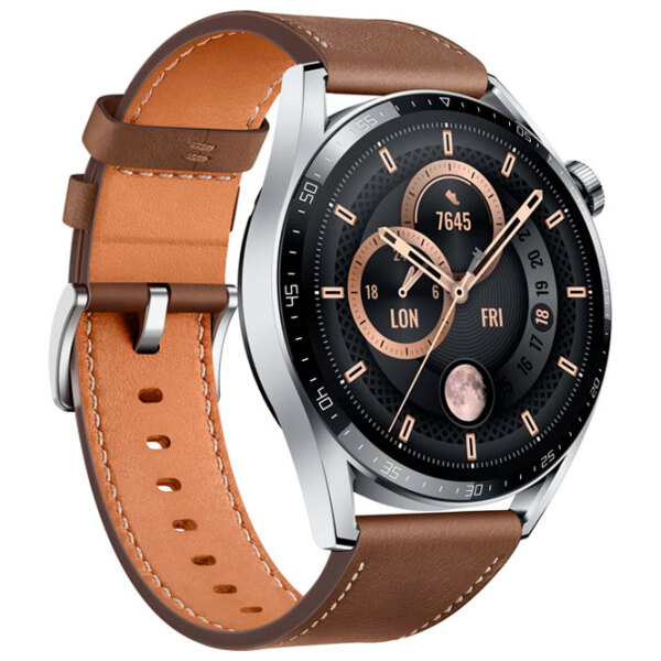 Умные часы Huawei Watch GT 3 Нержавеющая сталь 1.43" | 46 мм | Нержавеющая сталь/ Пластик/ Кожа| Jupiter-B19V photo 3