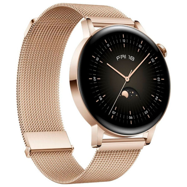 Умные часы Huawei Watch GT 3 Золотой 1.32" | 42 мм | Нержавеющая сталь/ Пластик/ Нержавеющая сталь
| Milo-B19T photo 3