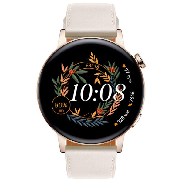 Ceas inteligent Huawei Watch GT 3 Gold 1.32" | 42 mm | Inox/ Plastic/ Piele| Milo-B19V photo 2