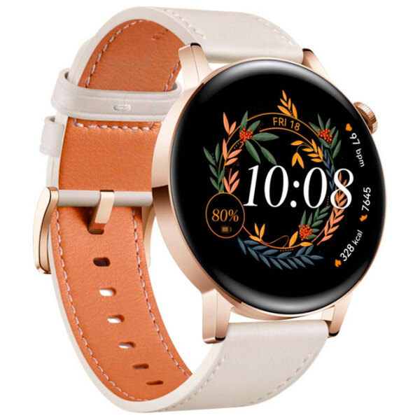 Ceas inteligent Huawei Watch GT 3 Gold 1.32" | 42 mm | Inox/ Plastic/ Piele| Milo-B19V photo 3