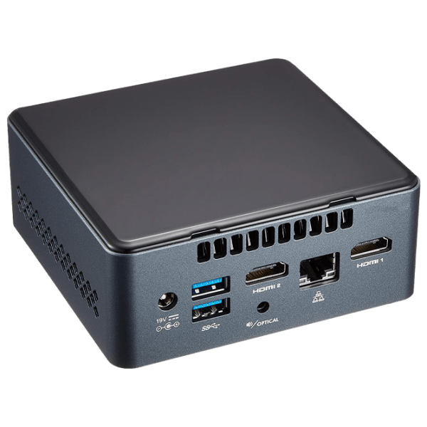 Mini PC Intel NUC Barebone BOXNUC7PJYH Black Intel Pentium J5005 photo 2
